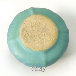 Van Briggle Pottery turquoise 2 vase all caps shape 698 Arts & Crafts