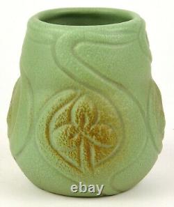 Van Briggle Vase 1904 With Spiderworts Shape Number 159 Arts And Crafts