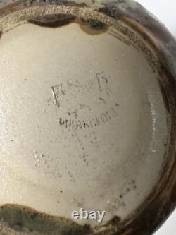 Vase Fulper Style by Pierrefonds Crystalline Glaze c. 1910 Arts n Crafts Tall