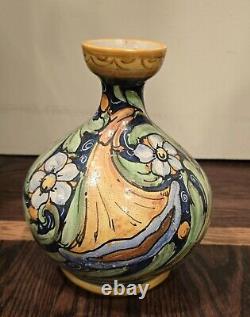 Vase MAJOLICA Multi Color Italian Vase