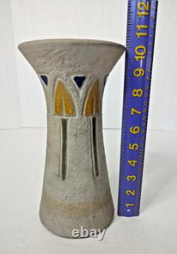 Vintage 10 Roseville Pottery Arts & Crafts Mostique Arrow Vase 164 Ceramic
