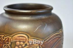 Vintage 1925 Roseville Rosecraft 8.25 in. Art Nouveau Arts & Crafts Vase