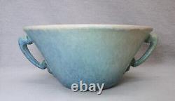 Vintage 1930's Roseville Arts & Crafts Earlam #217 Square Top Bowl with Handles