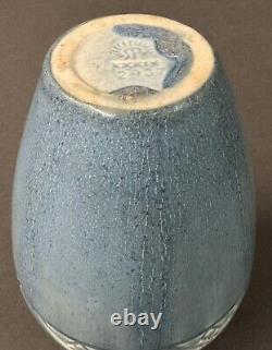 Vintage 1939 Rookwood Pottery Arts & Crafts Blue Vase #2437 5.5