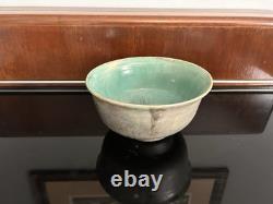 Vintage 1940s Pewabic Pottery Bowl Detroit Arts & Crafts Ceramic 7 Diameter