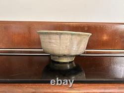 Vintage 1940s Pewabic Pottery Bowl Detroit Arts & Crafts Ceramic 7 Diameter