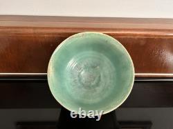 Vintage 1940s Pewabic Pottery Bowl Detroit Arts & Crafts Ceramic 7 Diameter