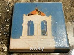 Vintage 1940s San Jose Mission Pottery Bell Tower Tile Arts and Crafts Texas