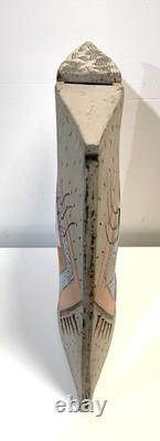 Vintage 1980s Large Art Pottery Vase Signed