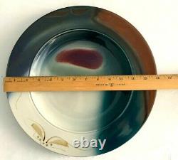 Vintage ALAN VIGLAND Modernist ART POTTERY WALL PLATE 13 Studio Crafted Charger