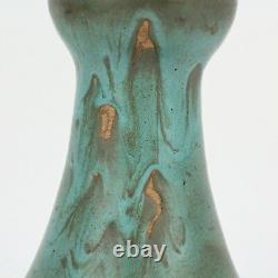 Vintage American Studio Arts & Crafts Art Pottery Vase Signed HTP or THP PT