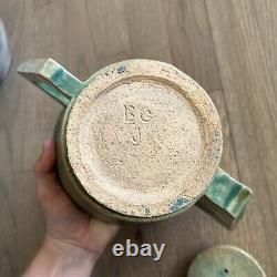 Vintage Antique Arts And Crafts Pottery Ceramic Pitcher
