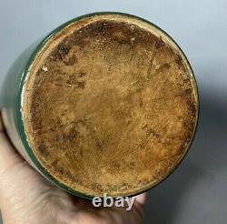 Vintage Antique Mission Arts & Crafts Style Matte Green Art Pottery 12 Vase