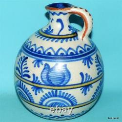 Vintage Art-crafts Gouda Zuid-holland Early Dutch Folk Art Deco Vase