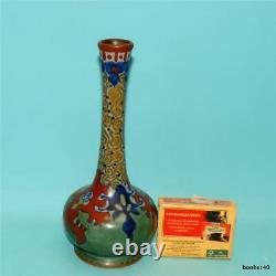 Vintage Art-crafts Gouda Zuid-holland Plateel Dutch Folk Art Deco Vase