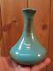 Vintage Arts & Crafts Era Shearwater Art Pottery Turquoise Vase B3130