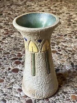 Vintage Arts & Crafts Period Roseville MOSTIQUE Art Pottery Vase