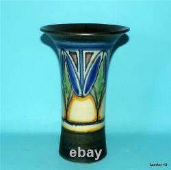 Vintage Arts-crafts Gouda Zuid-holland Dutch Folk Art Art Deco Damascus Vase