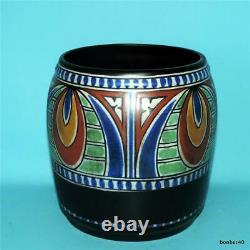 Vintage Arts-crafts Gouda Zuid-holland Dutch Folk Art Art Deco Dorian Vase
