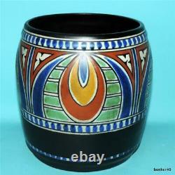 Vintage Arts-crafts Gouda Zuid-holland Dutch Folk Art Art Deco Dorian Vase