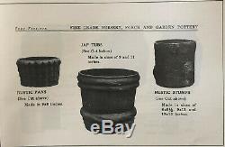 Vintage Bauer Pottery redware 9'Jap Tub' Arts & Crafts era EX! RARE