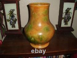 Vintage Burley Winter Pottery Arts and Crafts 11 Vase