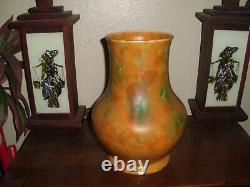 Vintage Burley Winter Pottery Arts and Crafts 11 Vase