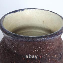 Vintage Collection of 4pcs Raku Fired Art Pottery Artisan Signed Various Sizes