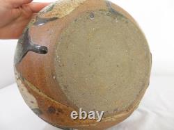 Vintage EUGENE JOHNSON 12 STUDIO ART POTTERY Stoneware PLANTER POT / VASE MCM
