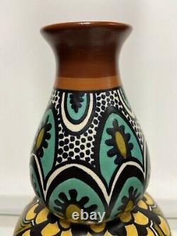 Vintage Gouda Holland Art Pottery Large Flower Vase 12 1/2 Arts & Crafts