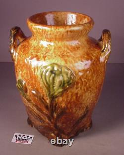 Vintage Houghton Art Deco Pottery Vase Dalton Ohio Arts & Crafts 10.5