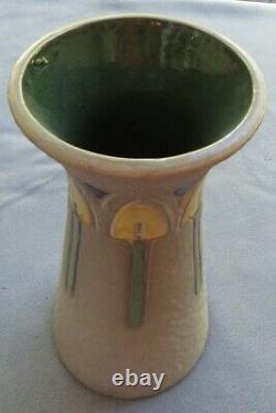 Vintage LG Roseville Pottery Arts & Crafts Mostique Arrow Vase 164-15 Mission