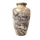Vintage Marbled Art Pottery Vase Swirl Glaze Arts Crafts Studio Style