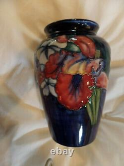 Vintage Moorcroft Pottery Exceptional Arts And Crafts Design Orchid Artist Sign