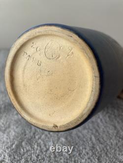 Vintage Newcomb College Pottery, Moon And Moss Vase, 7 1/4 Tall