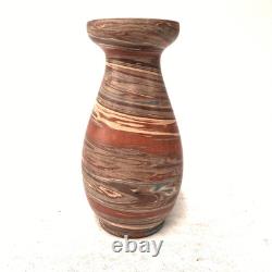 Vintage Niloak Mission Swirl Art Pottery Vase Marbled Clay Arts & Crafts