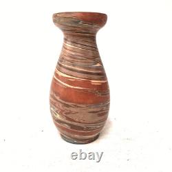 Vintage Niloak Mission Swirl Art Pottery Vase Marbled Clay Arts & Crafts