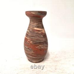 Vintage Niloak Mission Swirl Art Pottery Vase Marbled Clay Arts & Crafts
