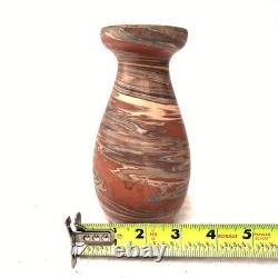 Vintage Niloak Mission Swirl Art Pottery Vase Marbled Clay Arts & Crafts