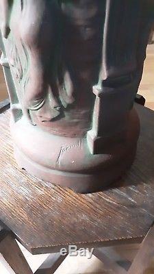 Vintage Peters and Reed Moss Aztec Arts and Crafts Pottery Vase
