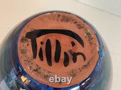 Vintage Polia Pillin Art Pottery Vase Dancing Figures 7.5 Tall