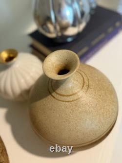 Vintage Robert Maxwell Pottery Craft USA MCM Round Vase