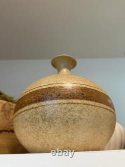 Vintage Robert Maxwell Pottery Craft USA MCM Round Vase