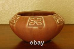 Vintage Rookwood Pottery Arts & Crafts Cabinet Bowl XXI 1921 #2131 Matte Mauve