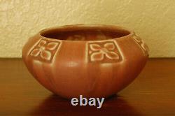 Vintage Rookwood Pottery Arts & Crafts Cabinet Bowl XXI 1921 #2131 Matte Mauve