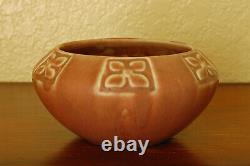 Vintage Rookwood Pottery Arts & Crafts Cabinet Bowl XXI 1921 #2131 Matte Mauve