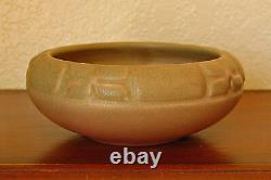 Vintage Rookwood Pottery Arts & Crafts Cabinet Bowl XXI 1921 #2132 Dusty Rose