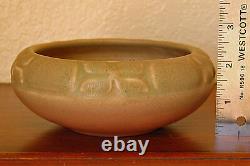Vintage Rookwood Pottery Arts & Crafts Cabinet Bowl XXI 1921 #2132 Dusty Rose