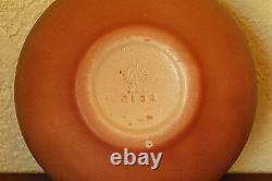 Vintage Rookwood Pottery Arts & Crafts Cabinet Bowl XXI 1921 #2132 Dusty Rose