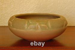 Vintage Rookwood Pottery Arts & Crafts Cabinet Bowl XXI 1921 #2132 Dusty Rose